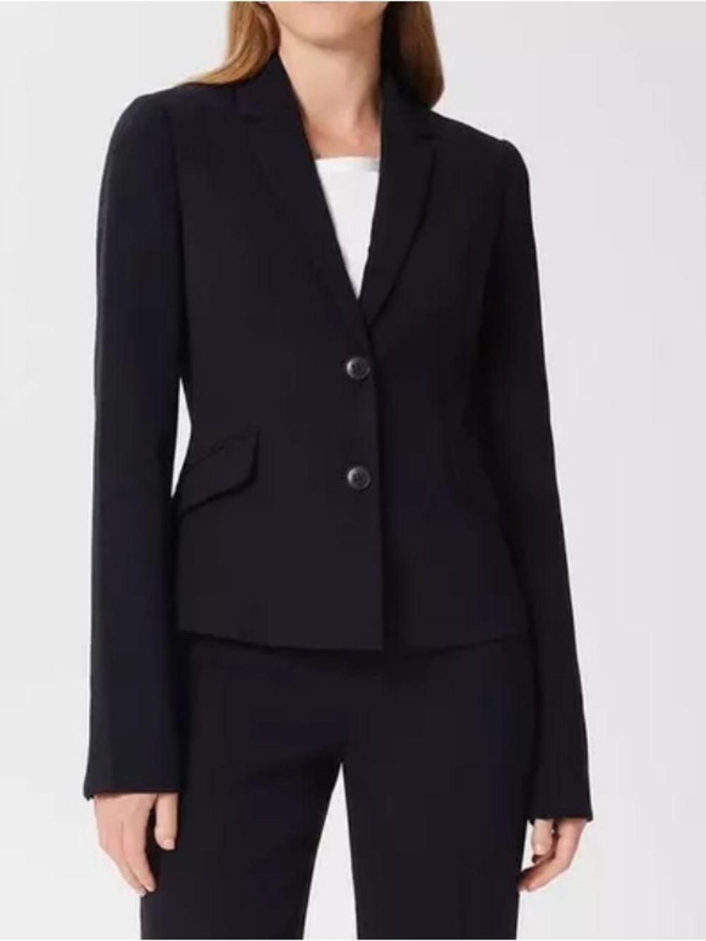 NWT Hobbs London Abi Tailored
Blazer Jacket Navy Blue Size 10